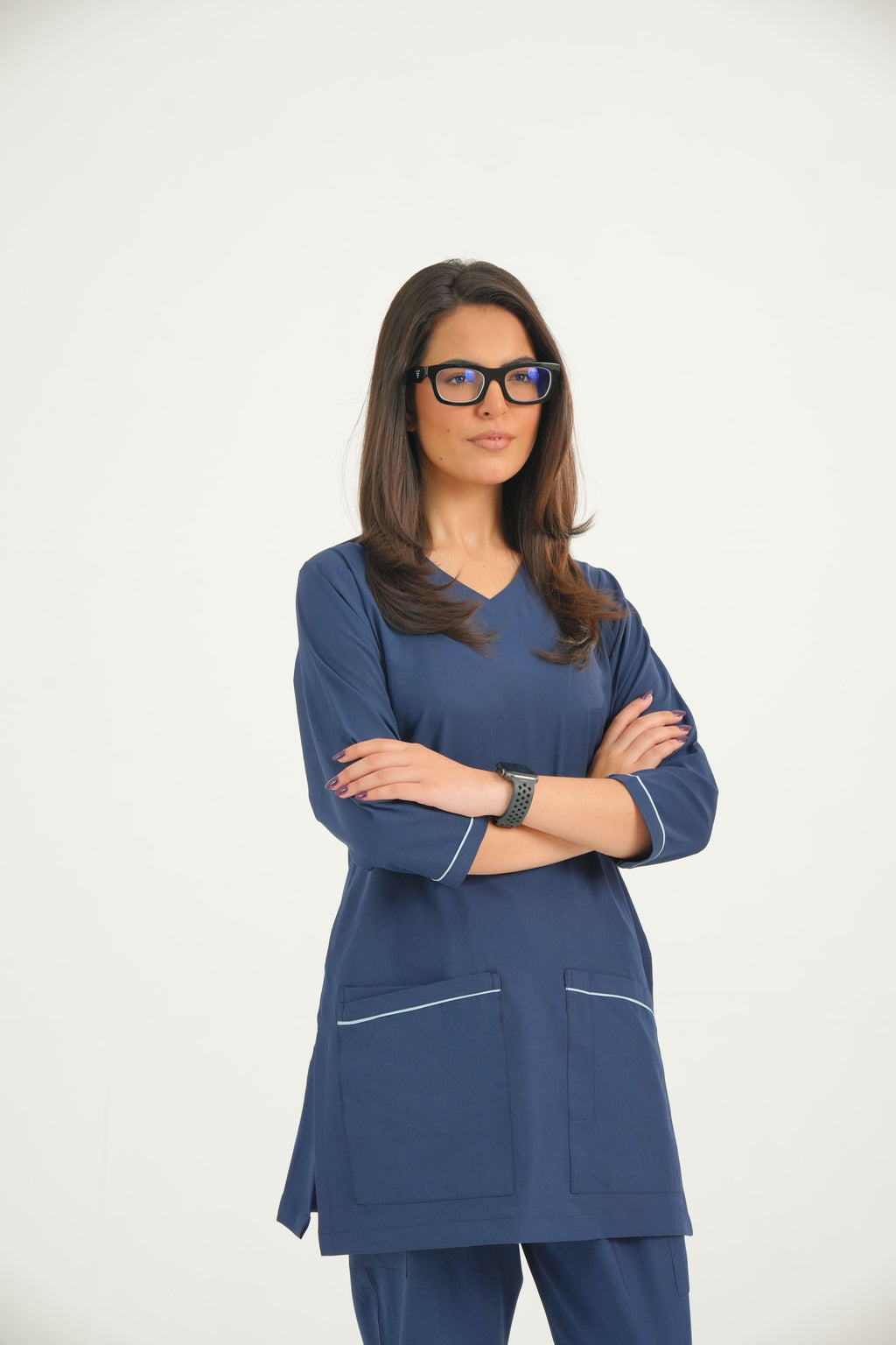 Classic Women Scrub | Navy Blue