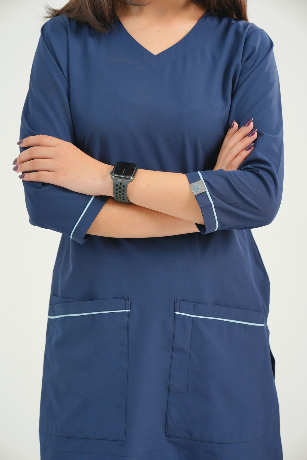 Classic Women Scrub | Navy Blue