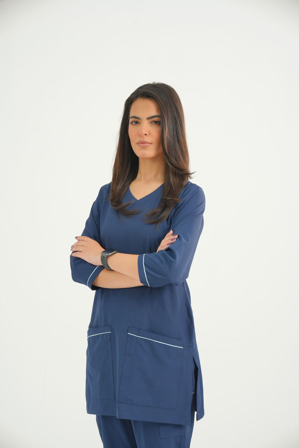 Classic Women Scrub | Navy Blue