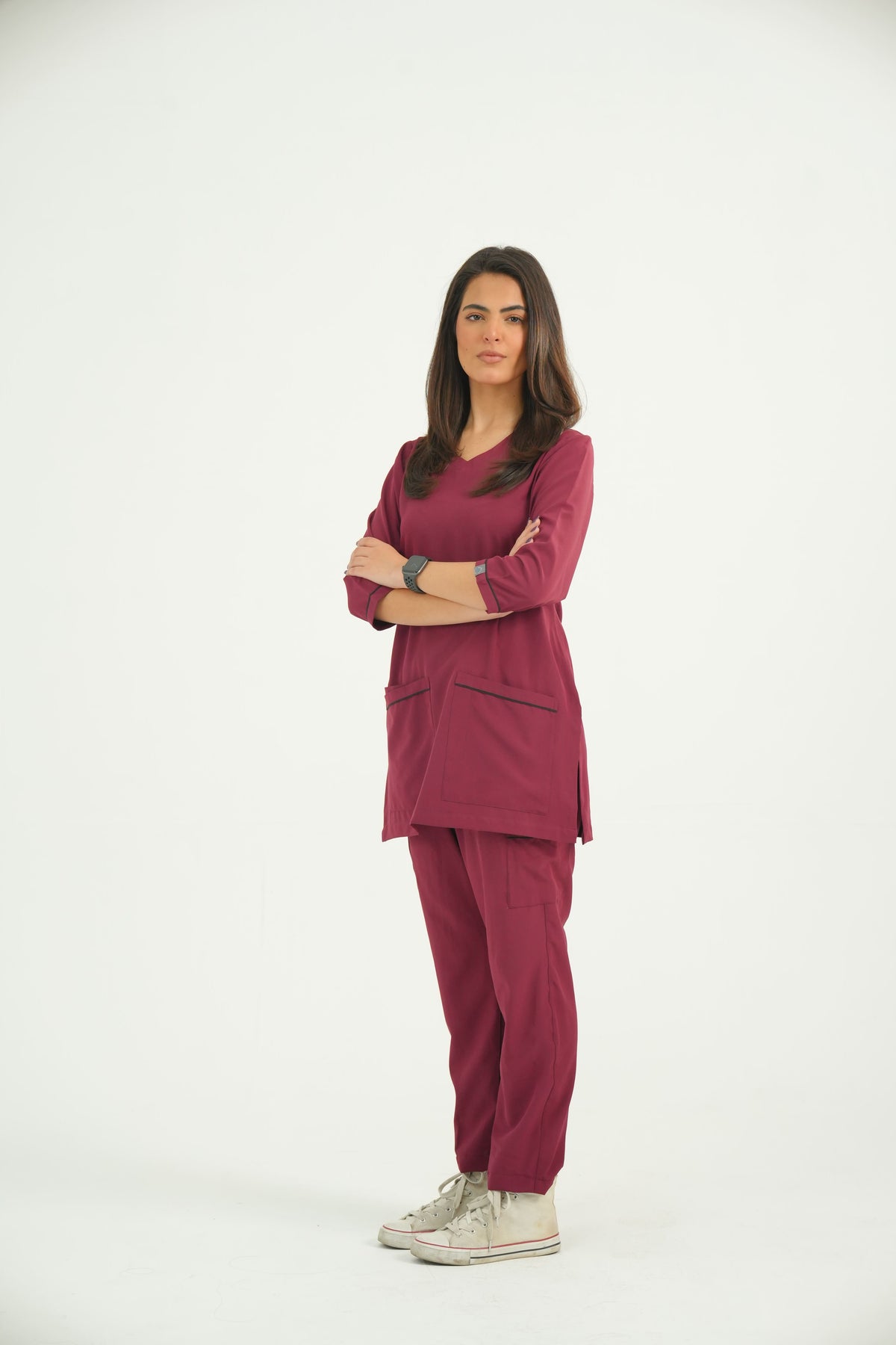 Classic Women Scrub | Maroon