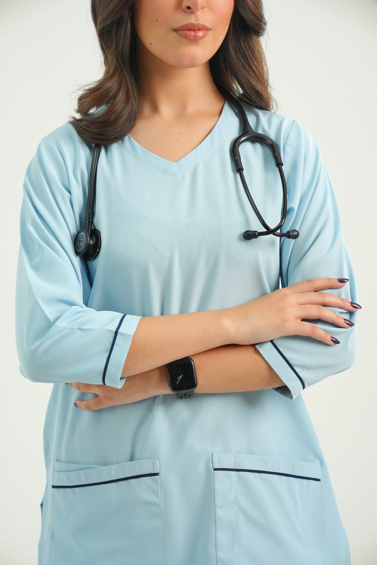 Classic Women Scrub | Light Blue