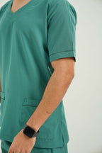 Deep Teal Men’s Medical Scrub Set