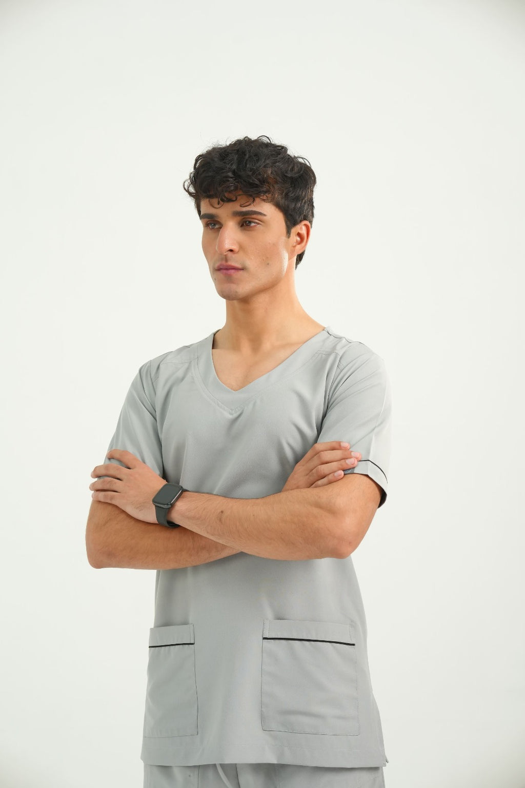 Deluxe Men Scrub | Grey
