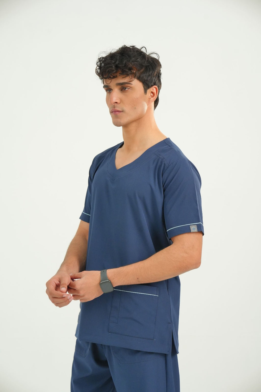 Deluxe Men Scrub | Navy Blue