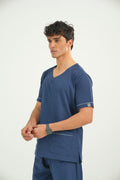 Deluxe Men Scrub | Navy Blue