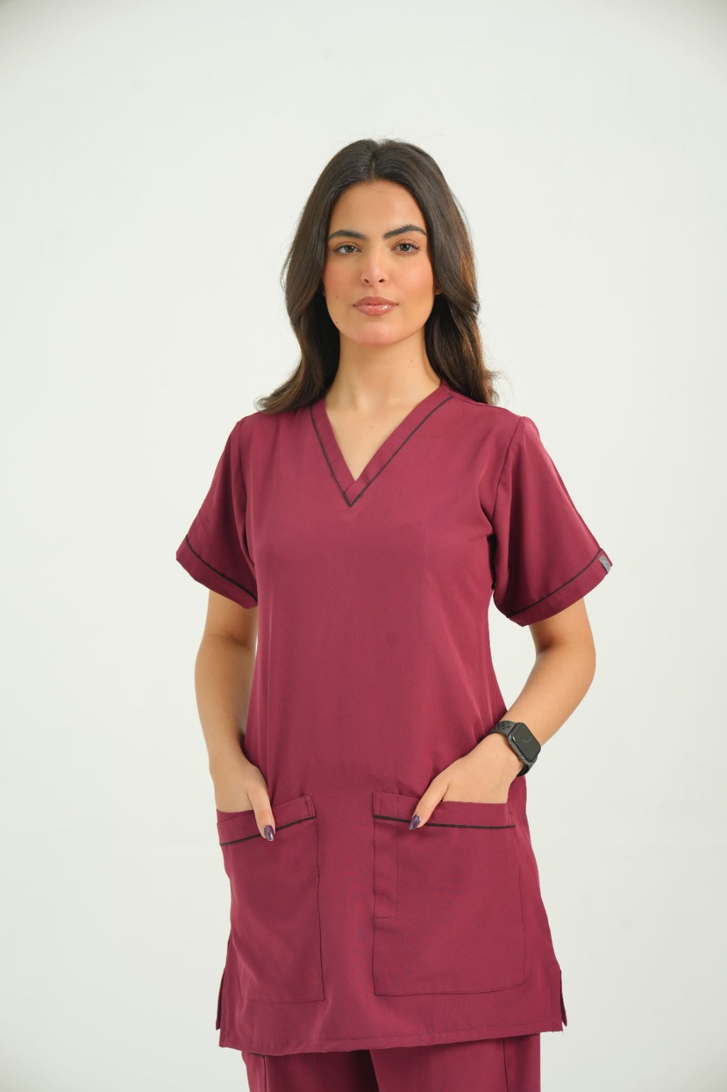 Deluxe Women Scrub – Maroon