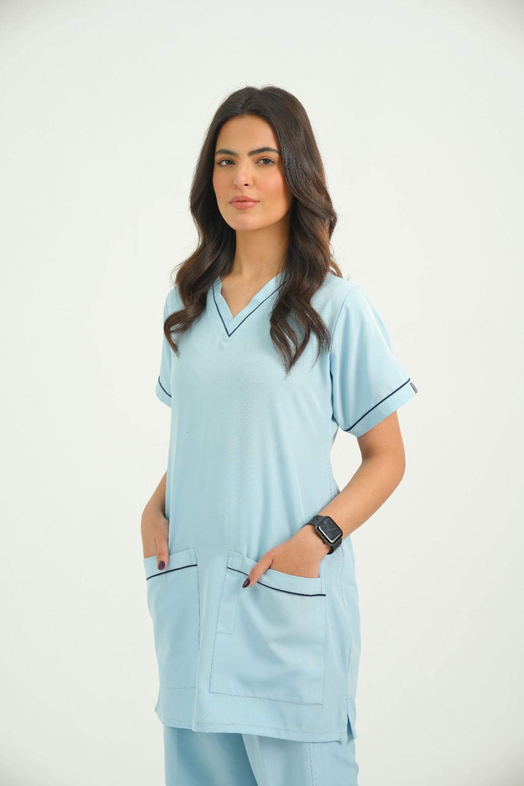Classic Women Scrub | Light Blue