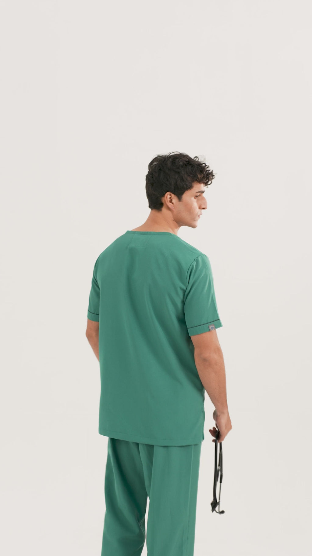 Deep Teal Men’s Medical Scrub Set